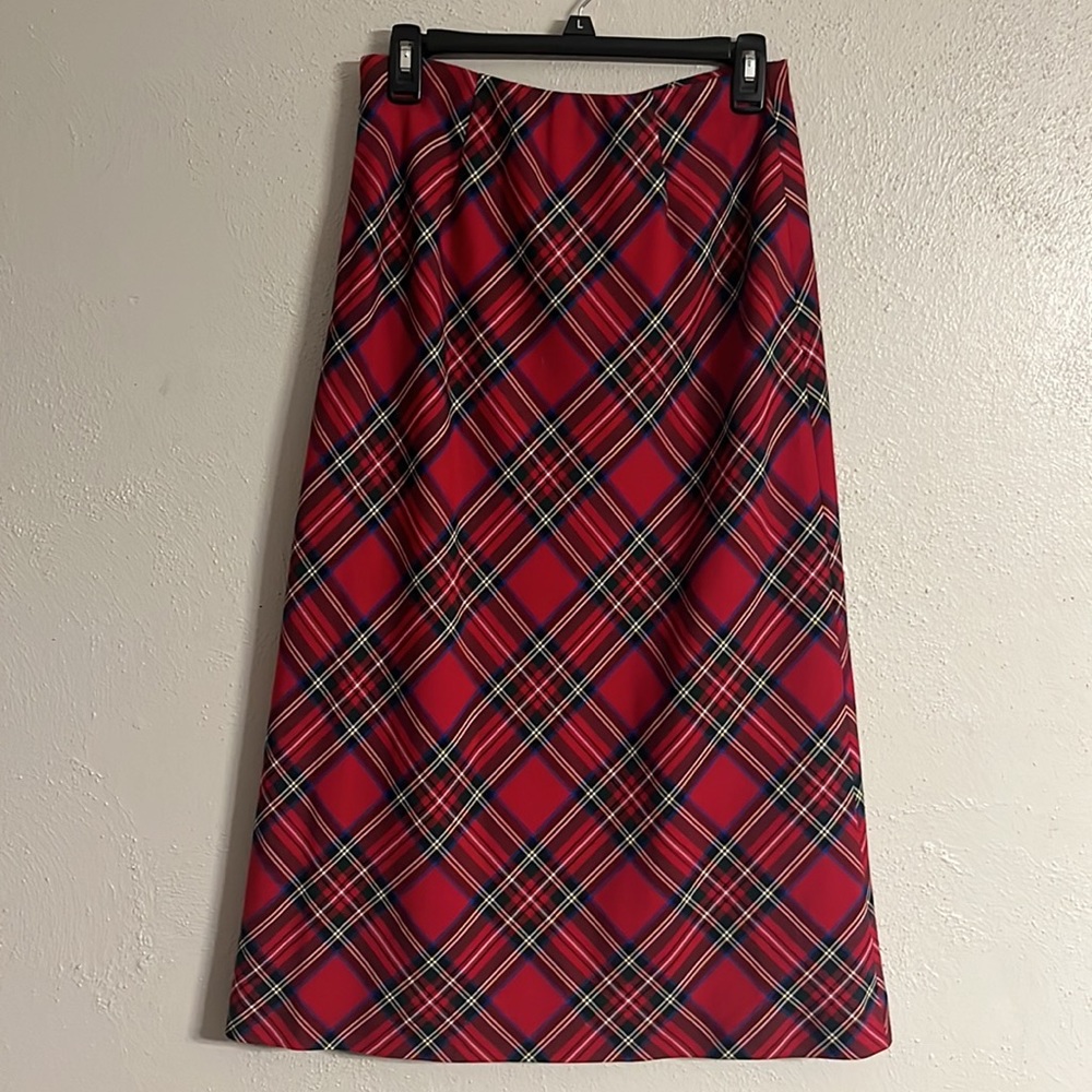 Vintage casual corner woman’s size 6 petite plaid tartan skirt - Picture 4 of 4